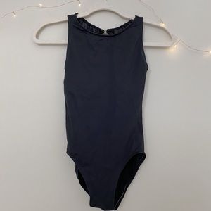 Ainsliewear Lace Clasp-Back Leotard